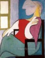 Mujer sentada cerca de una ventana Mujer sentada cerca de una ventana 1932 Pablo Picasso